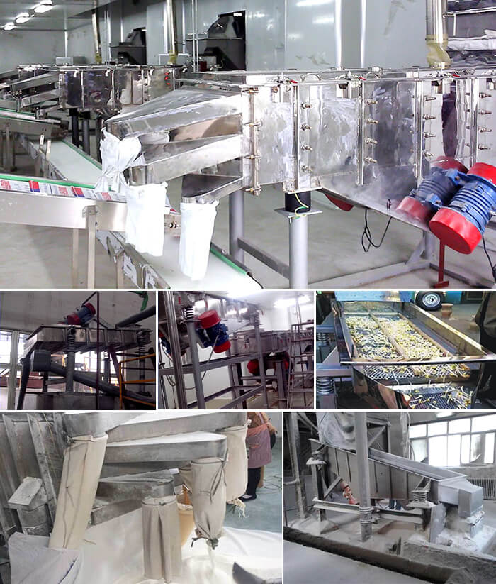 中藥飲片直線振動(dòng)篩使用現(xiàn)場(chǎng)圖片展示